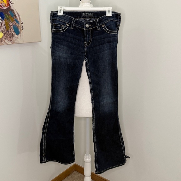 Silver Jeans Dark Blue Denim - Picture 1 of 4